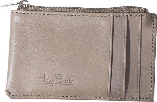 Tony Perotti Creditcardhouder met ritsvakje - Taupe, Sieraden, Tassen en Uiterlijk, Portemonnees, Verzenden