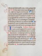Anoniem - [Nederlands] Manuscript sheet from a Book of Hours, Nieuw
