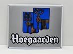 Emaille bord Hoegaarden - Emaille plaat - Emaille, Antiek en Kunst