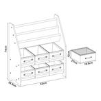 [en.casa] Kinderrek Ponteceso 74x62x26,5 cm oceaan motief, Verzenden, Nieuw