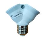 Thorgeon Lamphouder / Adapter E27 naar 2x E27 wit, Ophalen of Verzenden, Nieuw
