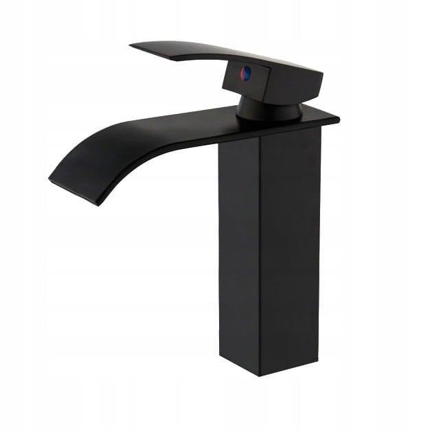 Design Kraan Zwart Messing | Keramiek Kop | OP=OP, Huis en Inrichting, Badkamer | Badkamermeubels, Minder dan 25 cm, Nieuw, Wasbak of Wastafel