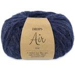 DROPS Air Mix - 09 marineblauw - Wol Garen, Hobby en Vrije tijd, Breien en Haken, Ophalen of Verzenden, Nieuw