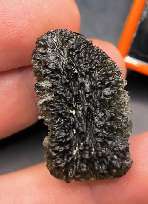 Moldaviet - uit Chlum, Zuid-Bohemen - Hoogte: 34 mm -, Verzamelen, Mineralen en Fossielen
