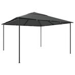 vidaXL Prieel 180 g/m² 4x4x3 m antracietkleurig, Tuin en Terras, Verzenden, Nieuw