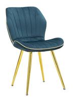PARIS STOEL SPACE TAIL/GOUD SET 2 PZ CM 46X58X77, Ophalen of Verzenden, Nieuw