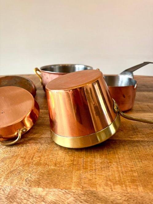 Steelpan (7) - Brons, Koper - Zet de braadpan, Antiek en Kunst, Antiek | Keukenbenodigdheden