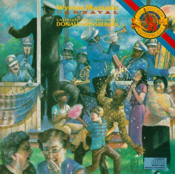 cd - Wynton Marsalis - Eastman Wind Ensemble, Donald Huns..., Cd's en Dvd's, Cd's | Overige Cd's, Zo goed als nieuw, Verzenden