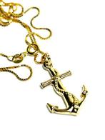 Ketting met hanger - 14 karaat Geel goud, Sieraden, Tassen en Uiterlijk, Antieke sieraden
