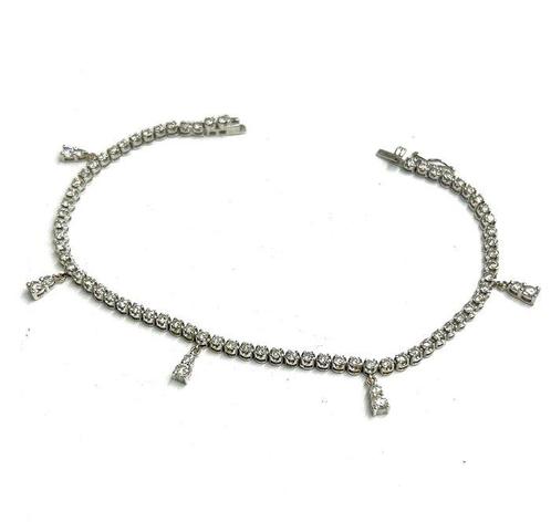 Tennis armband - 18 karaat Witgoud - 1.66ct. tw. Diamant, Sieraden, Tassen en Uiterlijk, Antieke sieraden