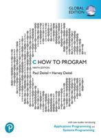 9781292437071 C How to Program: With Case Studies in Appl..., Verzenden, Nieuw, Paul Deitel