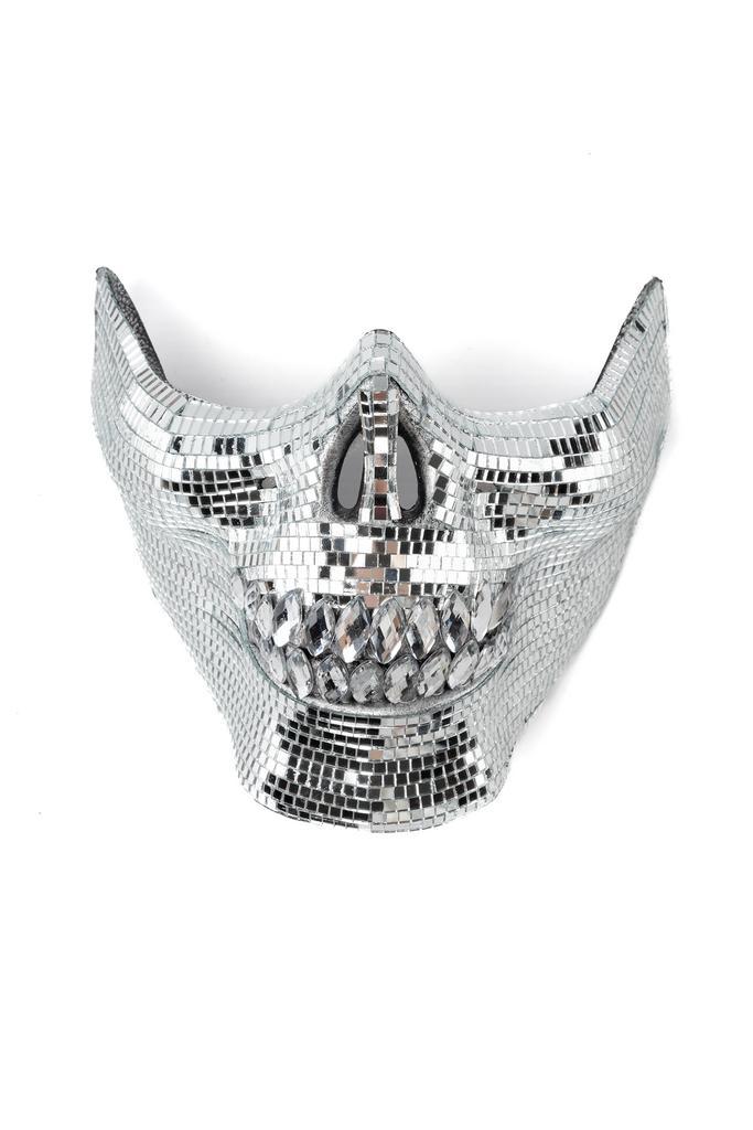 Discobal Masker Skelet Spiegeltjes Disco Spiegelbal Horror M, Hobby en Vrije tijd, Feestartikelen, Carnaval, Feestartikel, Nieuw