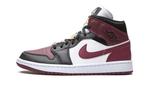 Air Jordan 1 Mid SE Black Dark Beetroot - maat 36.5, Kleding | Dames, Schoenen, Verzenden, Zwart, Nieuw, Sneakers of Gympen