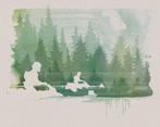 Star Wars behang Endor Speeders, 350 x 280 cm, Vliesbehang, Kinderen en Baby's, Kinderkamer | Inrichting en Decoratie, Verzenden
