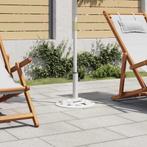 vidaXL Parasolvoet 9 kg 40 cm gietijzer wit, Tuin en Terras, Parasols, Verzenden, Nieuw, Minder dan 1 meter, Parasolvoet
