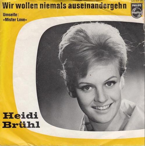 Single - Heidi Bruhl - Wir Wollen Niemals Auseinandergehn, Cd's en Dvd's, Vinyl | Wereldmuziek, Verzenden