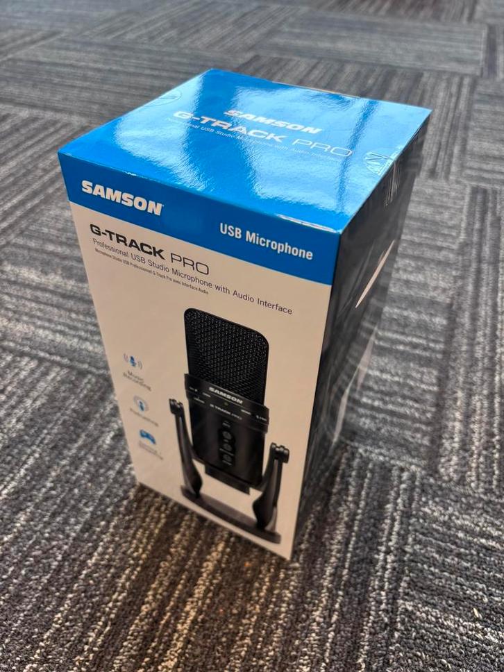 Samson G-Track Pro - USB-studiomicrofoon (Nieuw), Muziek en Instrumenten, Microfoons, Overige typen, Nieuw, Ophalen of Verzenden