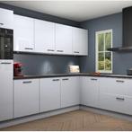 Witte hoogglans keuken Paramaribo 11948, Huis en Inrichting, Keuken | Complete keukens, Verzenden, Nieuw