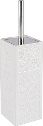 Wenko - Wenko Toiletborstel Vrijstaand Cordoba-Wit, Huis en Inrichting, Ophalen of Verzenden, Nieuw, Wit