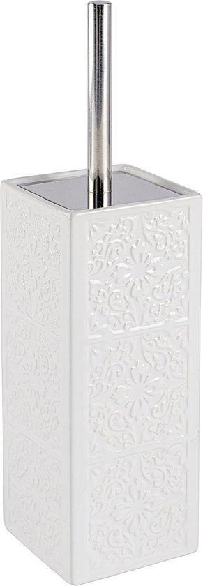 Wenko - Wenko Toiletborstel Vrijstaand Cordoba-Wit, Huis en Inrichting, Badkamer | Badtextiel en Accessoires, Wit, Nieuw, Ophalen of Verzenden