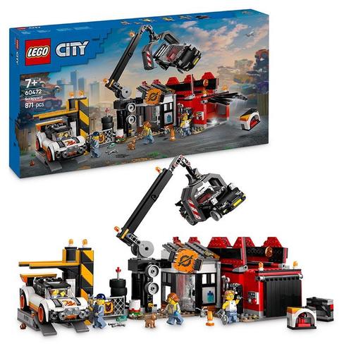 LEGO City - Scrapyard with Cars 60472, Kinderen en Baby's, Speelgoed | Duplo en Lego, Ophalen of Verzenden
