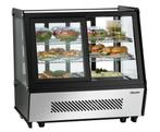 Bartscher Koelvitrine | 120L | Convectiekoeling | Zwart/RVS, Witgoed en Apparatuur, Koelkasten en IJskasten, Ophalen of Verzenden