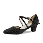 Ronja dames zwart Brocade dansschoenen hak 4,5cm, Verzenden, Nieuw