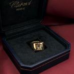 18 Krt. Gouden Happy Diamonds ring met diamant; 0,12 ct...., Gebruikt, Overige kleuren, Ophalen of Verzenden, 17 tot 18