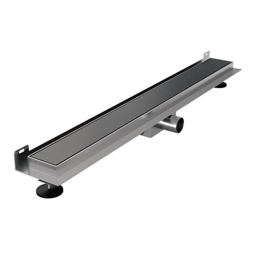 Douchegoot Brauer Geborsteld Gunmetal Muur Montage Inclusief, Doe-het-zelf en Verbouw, Sanitair, Douche, Nieuw, Ophalen of Verzenden