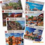 7x King Puzzels | City & Cottage Collection | 1000 Stukjes, Verzenden, 500 t/m 1500 stukjes, Zo goed als nieuw, Legpuzzel