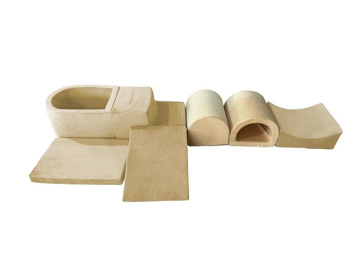 Grote Foam Speelset Beige | 100 Ballen | OP=OP!, Kinderen en Baby's, Speelgoed | Overig, Jongen of Meisje, Nieuw, Ophalen of Verzenden