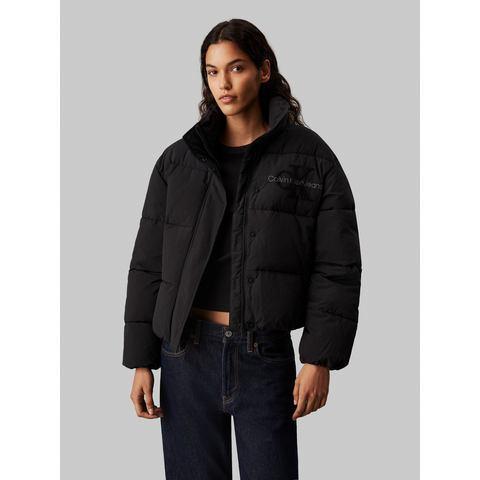 Calvin Klein Outdoorjack CHENILLE MONOLOGO PUFFER, Kleding | Dames, Sportkleding, Nieuw, Verzenden