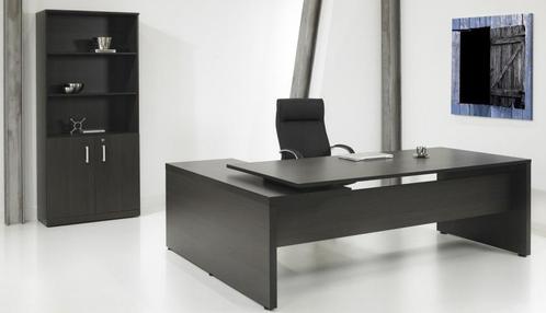 Directiebureau donker eiken 230X172cm, Huis en Inrichting, Bureaus, Ophalen of Verzenden