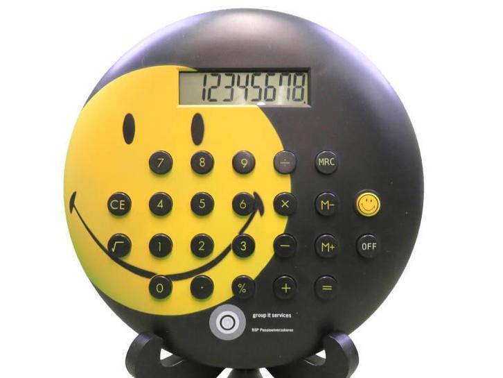 Smiley rekenmachine, Huis en Inrichting, Woonaccessoires | Overige, Gebruikt, Verzenden