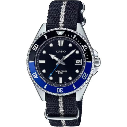 Casio - MDV-10C - black, Sieraden, Tassen en Uiterlijk, Horloges | Dames, Verzenden