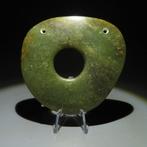 Het oude China, neolithicum Jade Ceremoniële bijl, twee