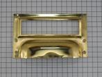 Etiketgreep messing gepolijst 73 x 42 mm, Ophalen of Verzenden, Nieuw