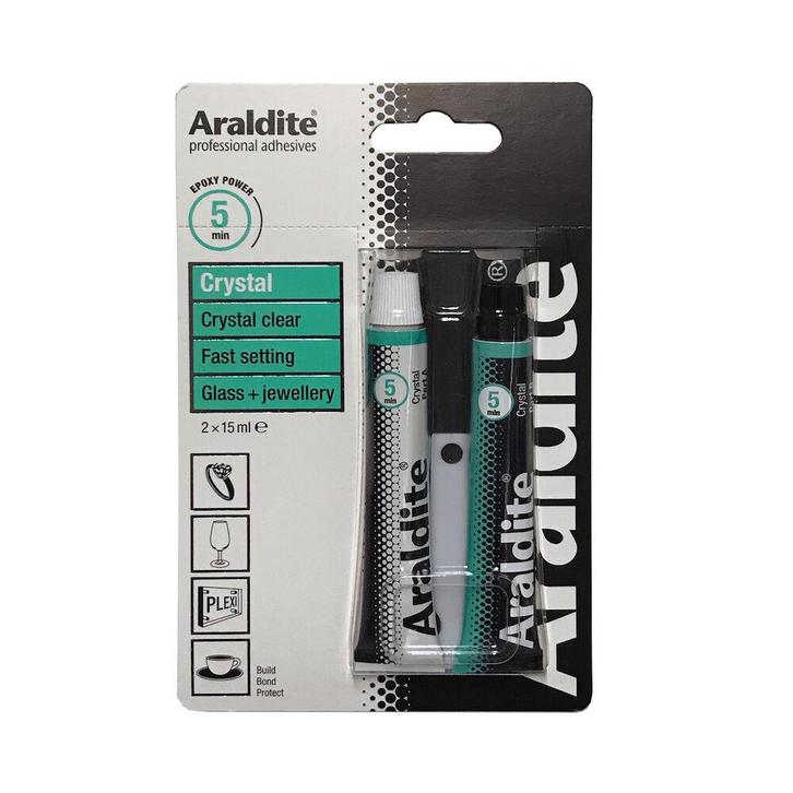 Araldite crystal 2 x 15 ml, Doe-het-zelf en Verbouw, Overige Doe-het-zelf en Verbouw, Nieuw, Verzenden