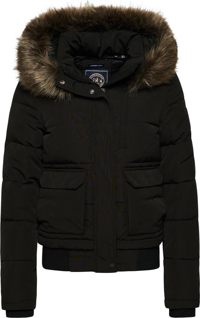 Superdry - Maat XL - Dames Everest bomberjack met capuchon, Kleding | Dames, Jassen | Winter, Verzenden