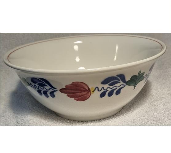 Boerenbont Ronde Kom - Schaal groot diameter 24,5 cm met..., Huis en Inrichting, Keuken | Servies, Nieuw, Verzenden