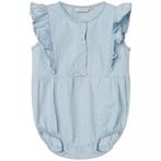 Rompertje jeans Eva (light blue denim), Kinderen en Baby's, Babykleding | Maat 62, Nieuw, Meisje, Name It, Nacht- of Onderkleding