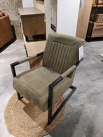 Stoere fauteuil Parantino in kleur: Green, Huis en Inrichting, Fauteuils, Ophalen of Verzenden, Nieuw