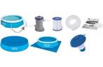 Complete opblaaszwembadset met pomp en accessoires - Sche..., Ophalen of Verzenden, Nieuw