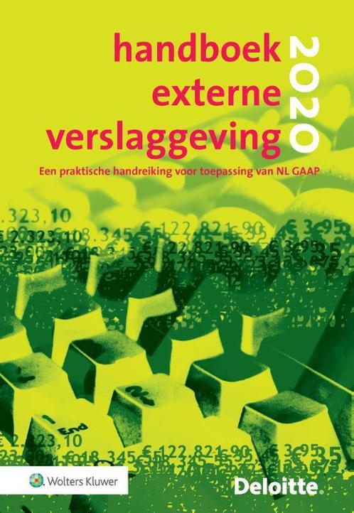 Handboek Externe Verslaggeving 2020 9789013157451, Boeken, Studieboeken en Cursussen, Zo goed als nieuw, Verzenden