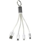 Benson Mobiele oplader - 3 in 1 USB kabel - Sleutelhanger..., Ophalen of Verzenden, Nieuw
