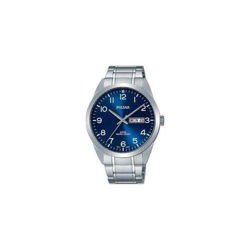 Pulsar Heren horloge 38 mm - Zilverkleurig PJ6061X1, Sieraden, Tassen en Uiterlijk, Uiterlijk | Lichaamsverzorging, Nieuw, Verzenden