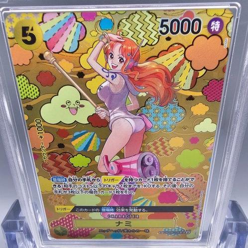 Mosaico: Nami [Alternate Art] Parallel OP08-106 SR Graded, Hobby en Vrije tijd, Verzamelkaartspellen | Overige