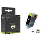 Geschikt Canon PGI-520BK inktcartridge Zwart MET CHIP, Nieuw, Cartridge, Inktmedia