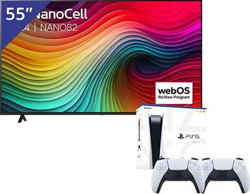 LG 55 inch LED TV + PlayStation 5 beschikbaar voor biedingen