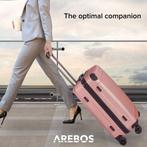 Kofferset - 4 delig - Trolley - Reiskofferset - Roze - Arebo, Verzenden, Nieuw